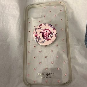 kate spade pink rhinestone iPhone 11 case